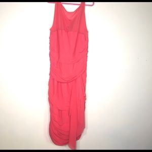 Ruched cocktail dress